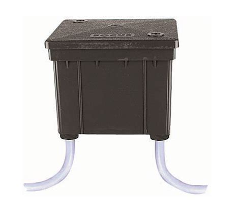 can you bury an electrical junction box|ground contact electrical burial box.